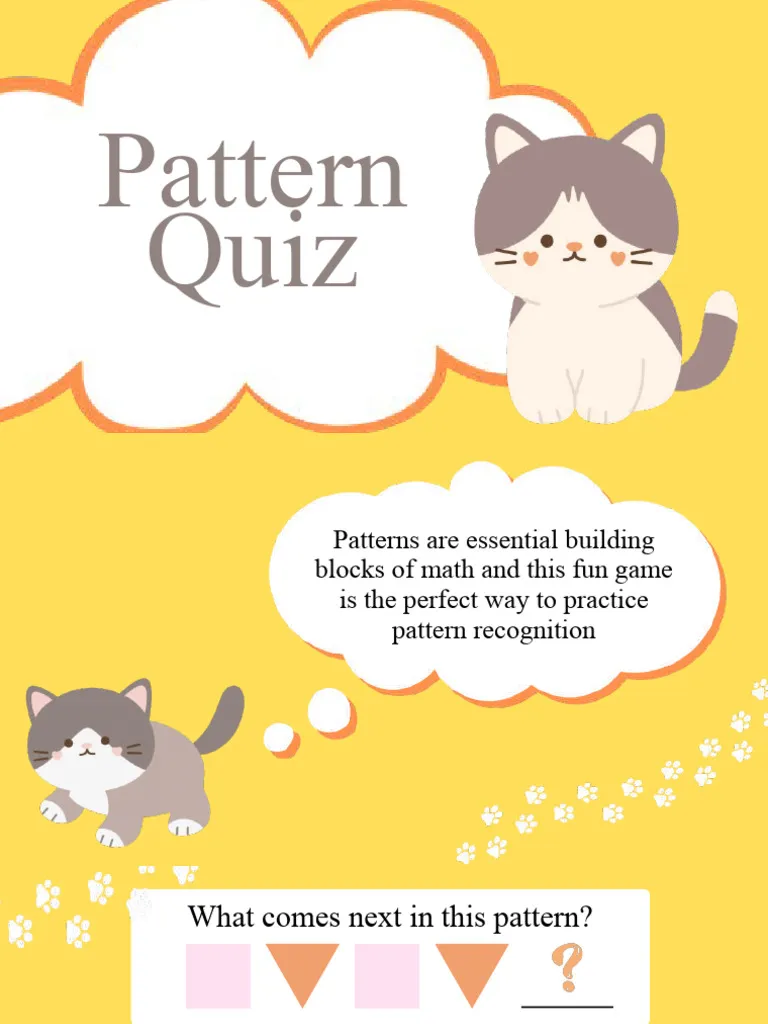 First grade Earth and space science pattern quiz worksheet featuring various shapes and colors