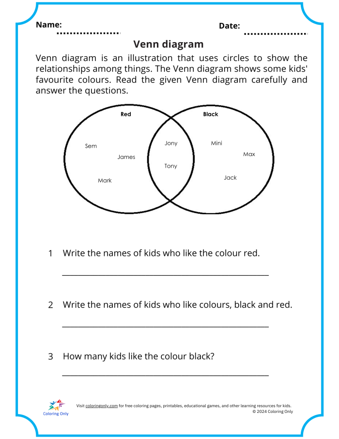 Fourth grade reading worksheet showing a Venn diagram activity comparing pioneers Bessie Coleman and Mae Jemison