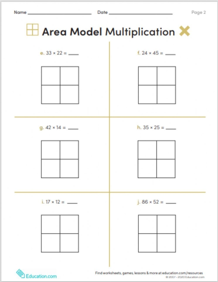 Fourth grade area models multiplication worksheet featuring bicycles and problem-solving activities Bicycle multiplication area models worksheet for fourth graders focusing on word problems