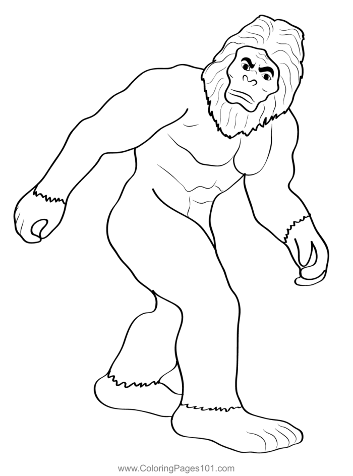 Bigfoot Punctuate the Story grammar activity for grade 2 students number 22 Second grade student worksheet featuring a Bigfoot theme for practicing punctuation skills