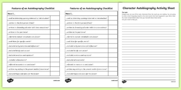 Graphic organizer for comparing and contrasting biography, autobiography, and memoir for sixth graders