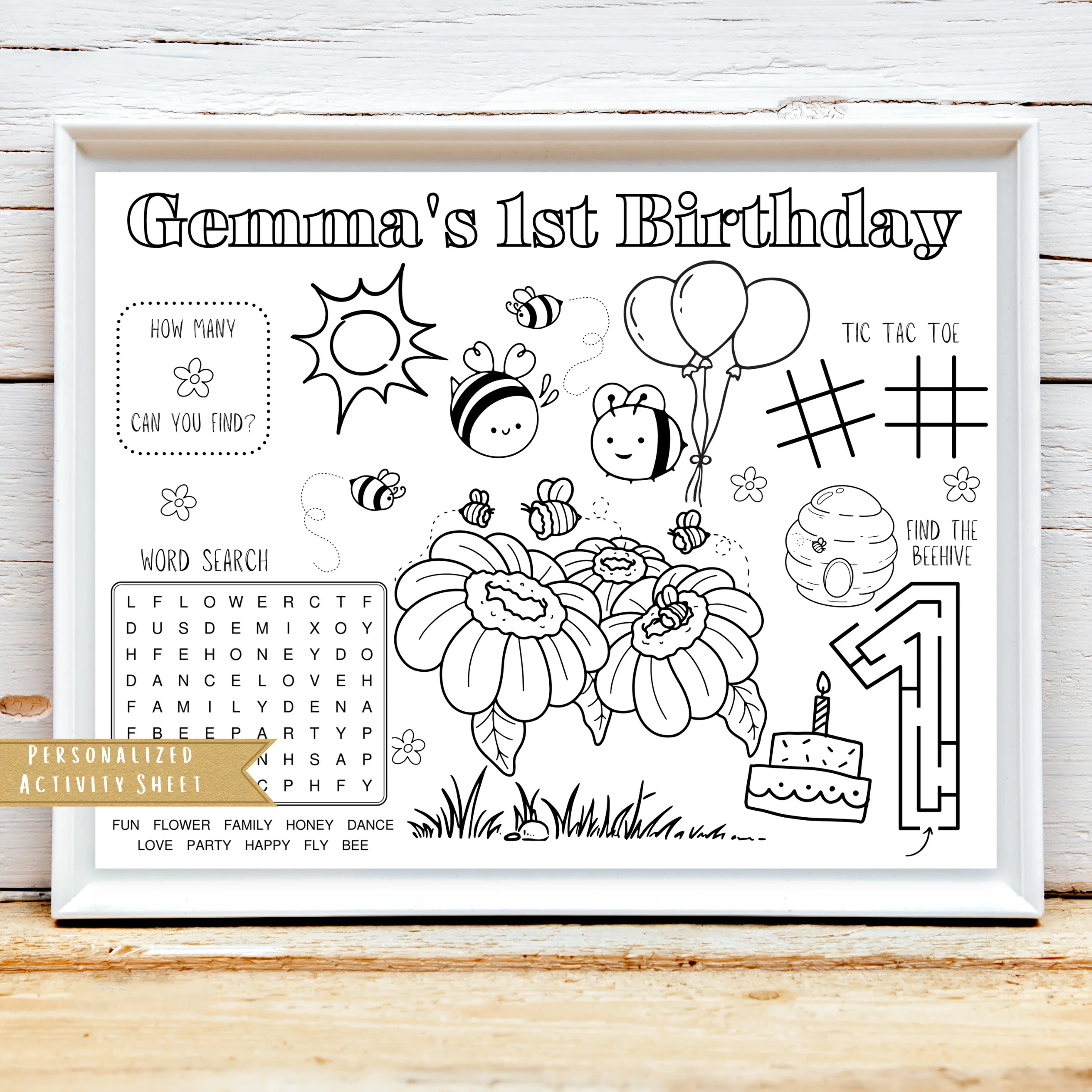 Pre-K students coloring a festive pinata candy worksheet for a birthday party activity