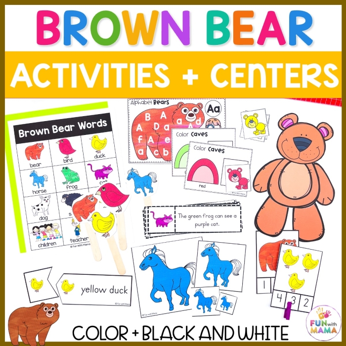 Black Bear worksheet for third graders exploring Yellowstone National Park