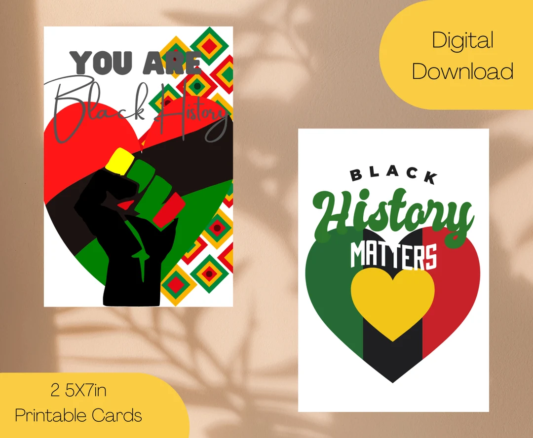 Colorful worksheet featuring 42 Black American heroes for fifth graders to cut out and learn about. American History Cards: Black Heroes educational activity for young learners.