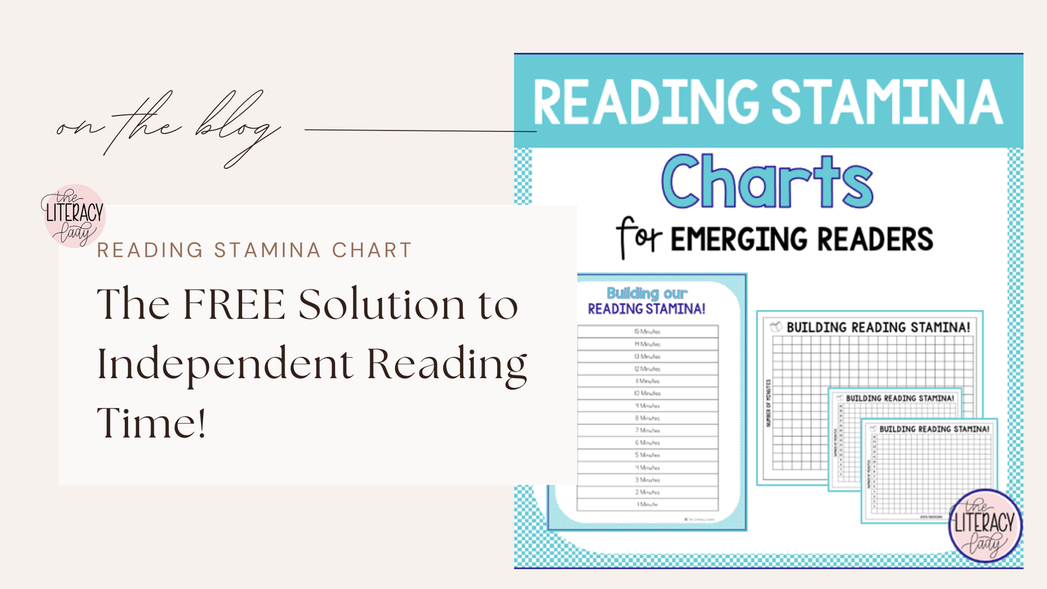 Second grade student reading stamina chart worksheet for tracking independent reading time