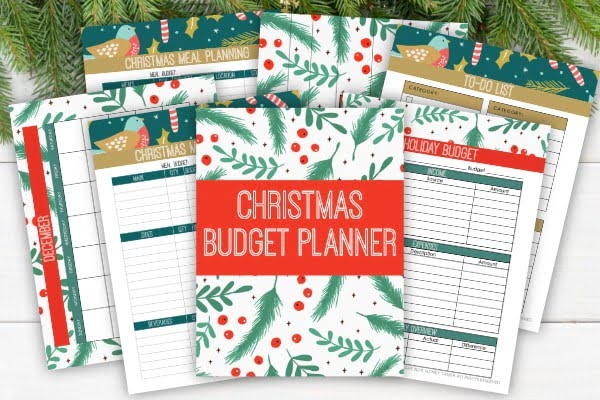 Third grade student using a holiday menu to practice math and fractions on a budgeting worksheet