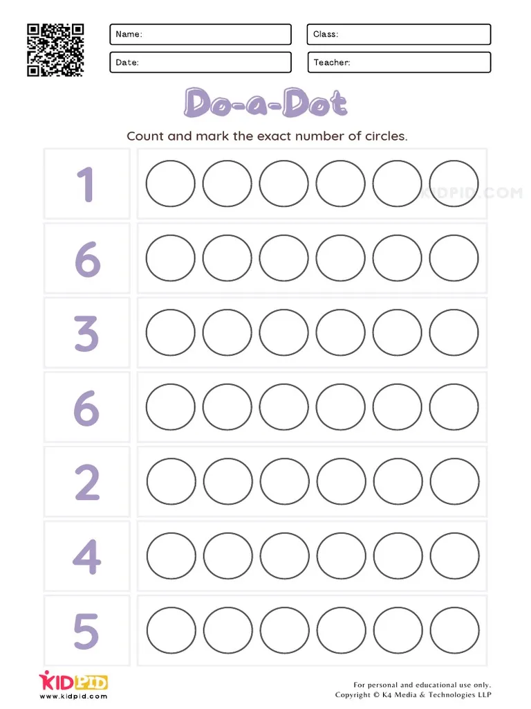 Dot to Dot Counting worksheet featuring a bug theme for second graders