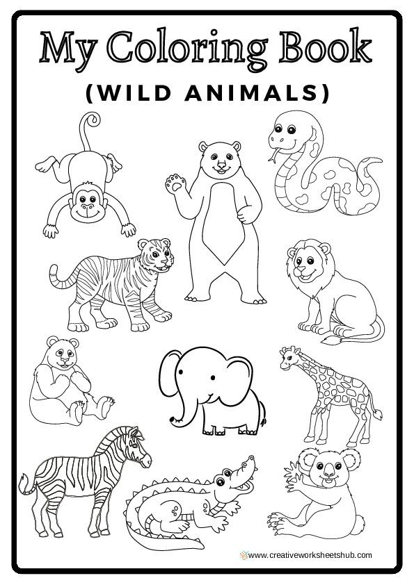 Worksheet for analyzing favorite wild animals in a bar graph format Colorful bar graph depicting students' favorite wild animals for second graders