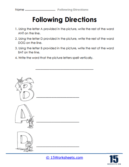 Worksheet for third graders on reading comprehension through following directions for a tornado in a bottle activity