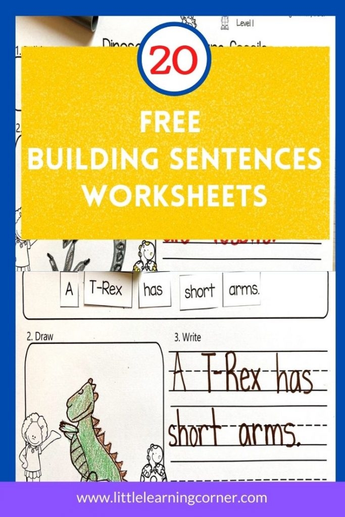 Fourth grade worksheet helping students learn to construct complete sentences with subjects and predicates