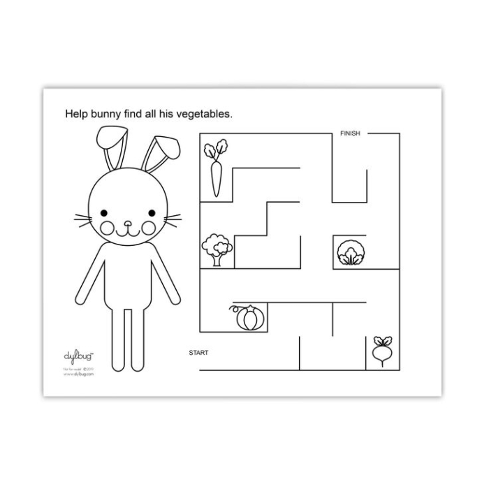 Engaging Easter maze puzzle for young children to enjoy and learn Bunny Maze worksheet designed for Pre-K Spanish learners during Easter fun
