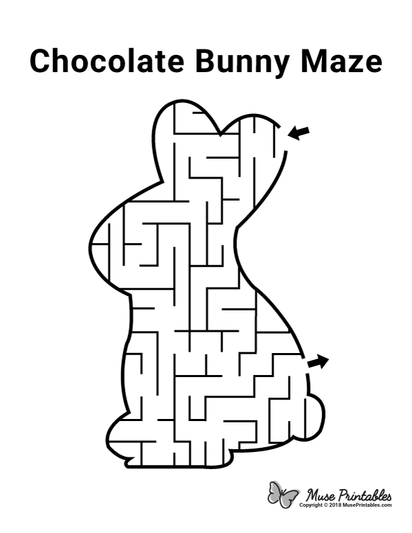 Easter-themed maze activity designed for young children to enjoy and explore Bunny maze worksheet for Pre-K students in Spanish, perfect for Easter fun and learning