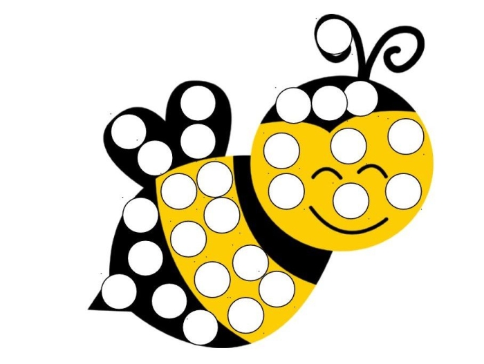 Colorful and engaging Busy Bees worksheet featuring adorable graphics for preschoolers