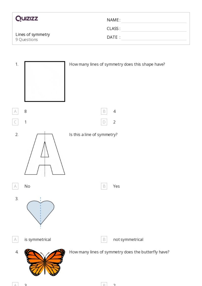 Colorful butterfly symmetry worksheet for first graders featuring a fun coloring activity