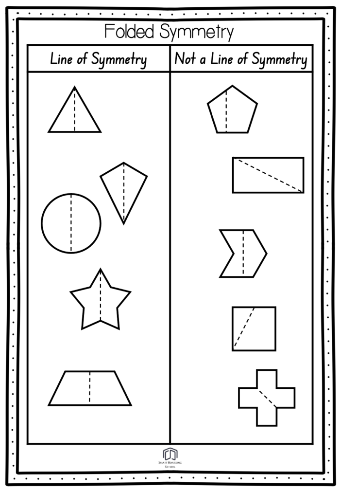 Colorful butterfly symmetry worksheet designed for first graders to enhance their geometry skills. Engaging activity for young learners to practice extending patterns and matching shapes.