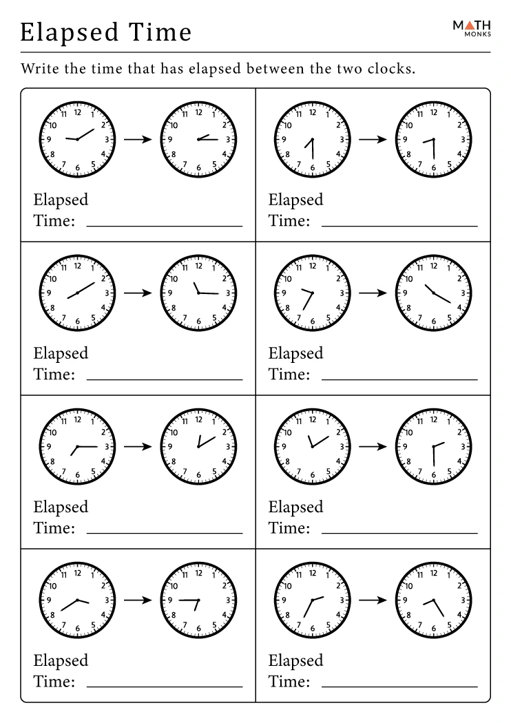 Patterns worksheet for Second Grade Calculate elapsed time worksheet for second graders focusing on patterns. Engaging lesson to enhance time management skills for young learners.