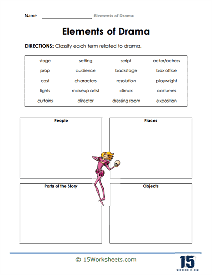 Third grade student reading a script about camping in the cold followed by comprehension exercises