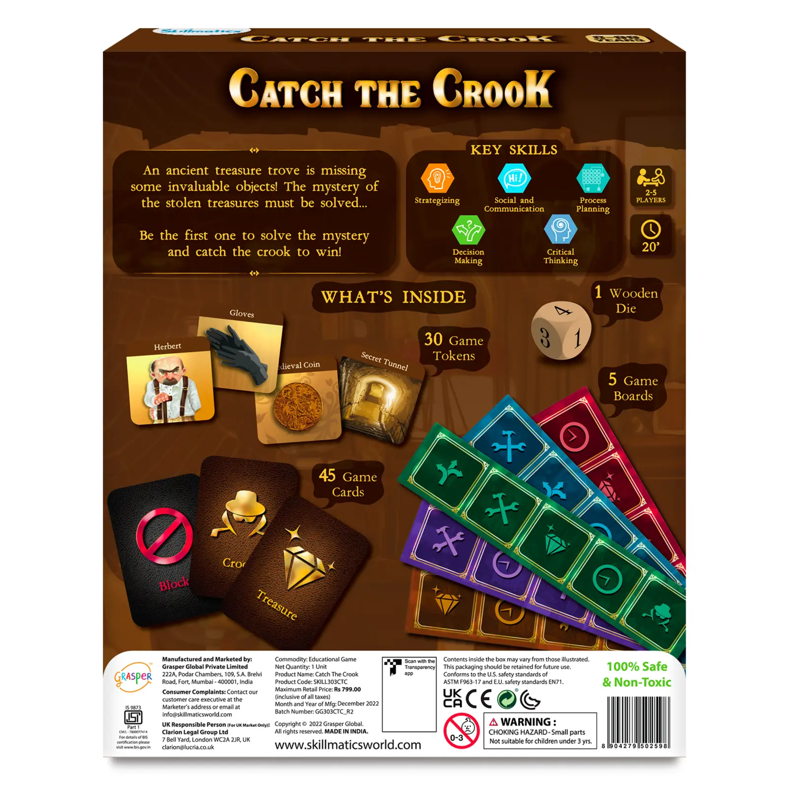 Catch the Crook Worksheet Number 20 Grammar and Mechanics Activity Fifth grade students solving logic problems on the Catch the Crook worksheet