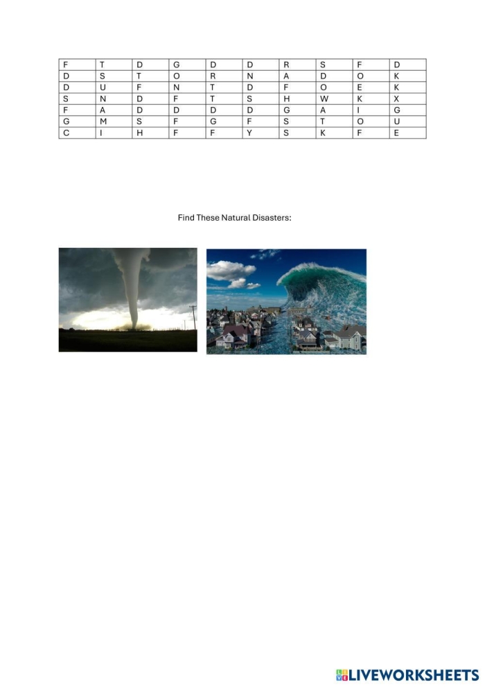 Engaging educational worksheet on natural disasters for understanding causes and effects Causes and Effects of Natural Disasters worksheet for fifth graders exploring nonfiction texts