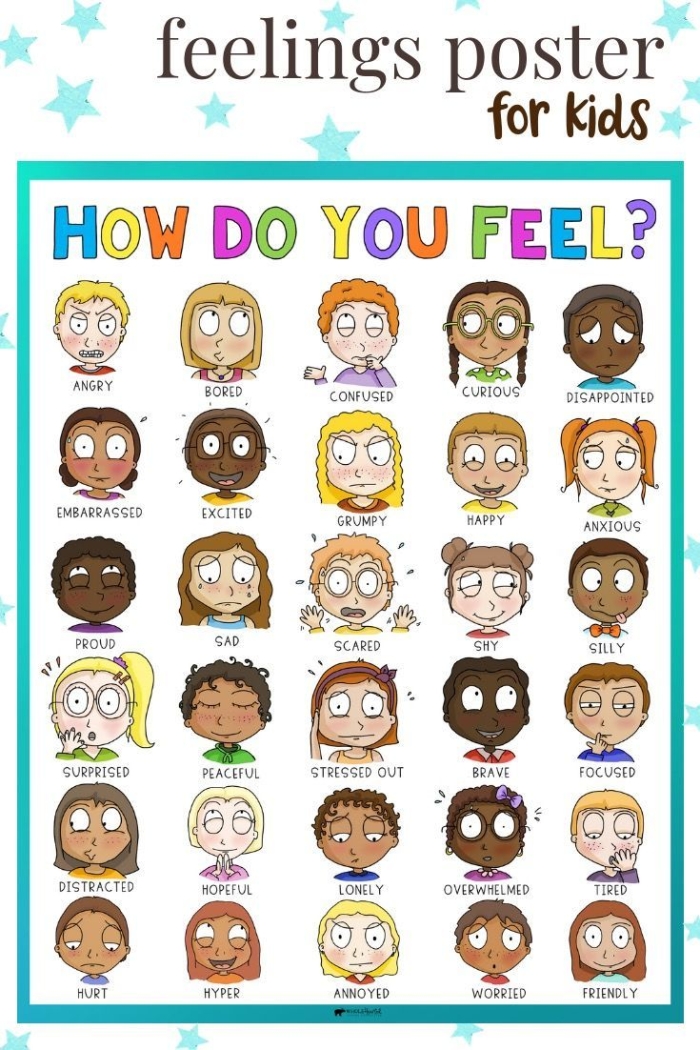 Children engaging in a fun charades game using emotion cards from the Charades with Emotions worksheet