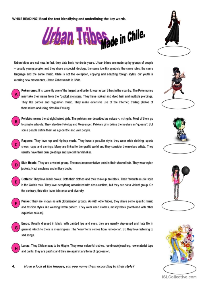 Sixth grade student working on an informational reading comprehension worksheet about the geography of Chile