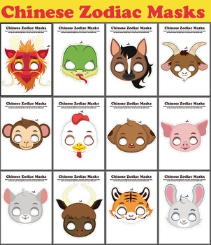 Chinese Zodiac mask featuring a vibrant horse design for preschoolers