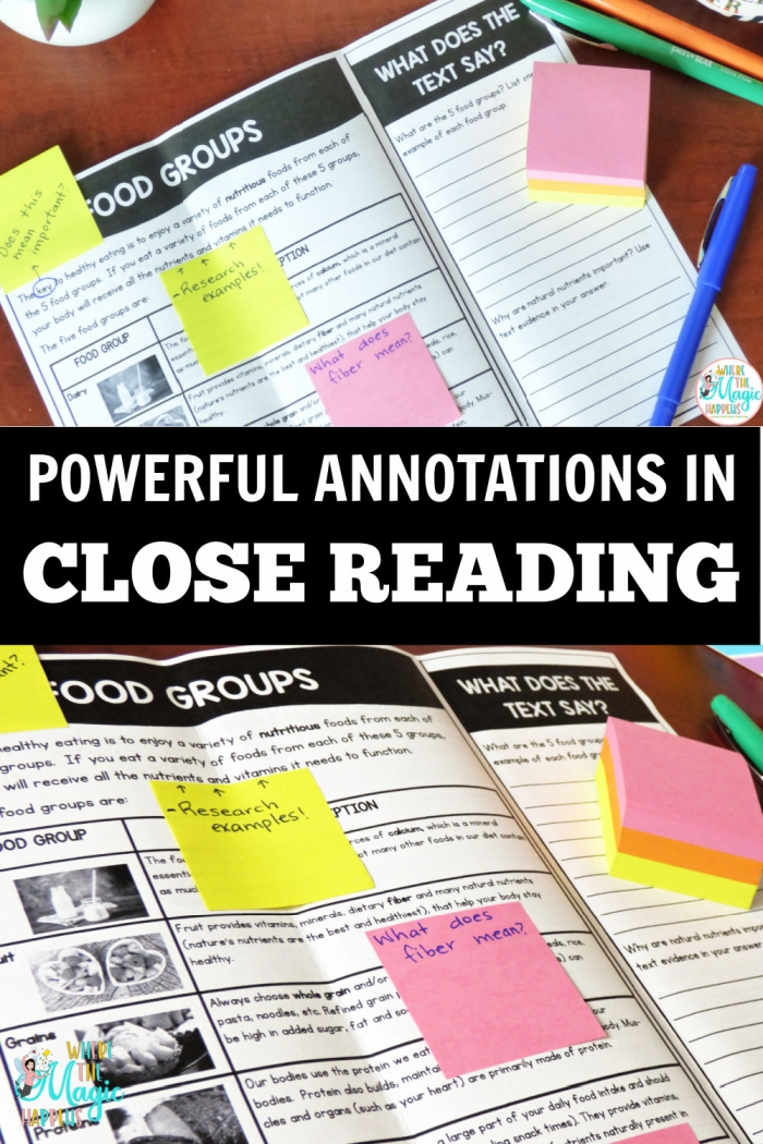 Engaging close reading exercise featuring annotations and chocolate elements Chocolate-themed close reading annotations worksheet for fourth-grade students
