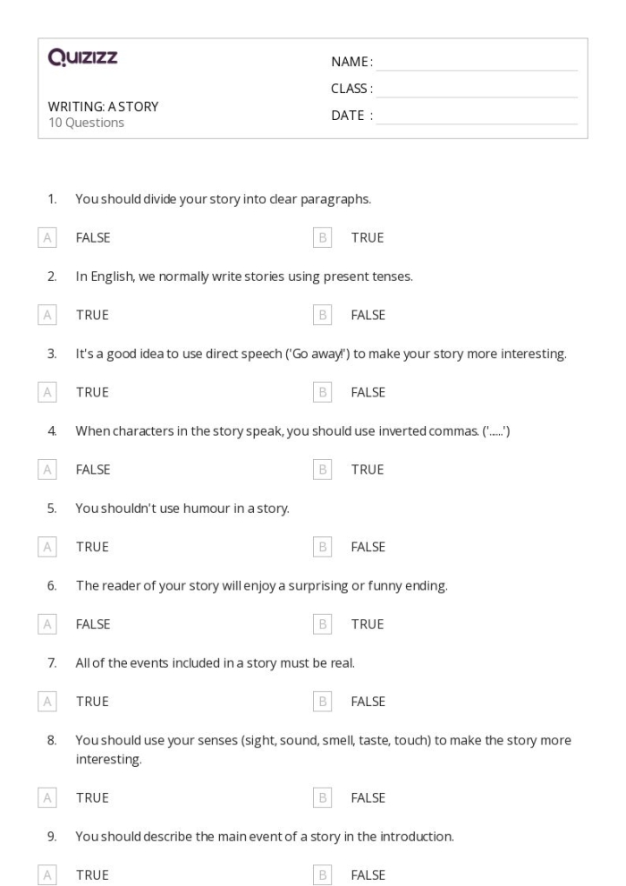 Addition worksheet for First Grade First-grade students engaging with the Choose the Best Ending worksheet focused on addition and fiction sequencing. Interactive learning activity for young readers to enhance their comprehension skills.