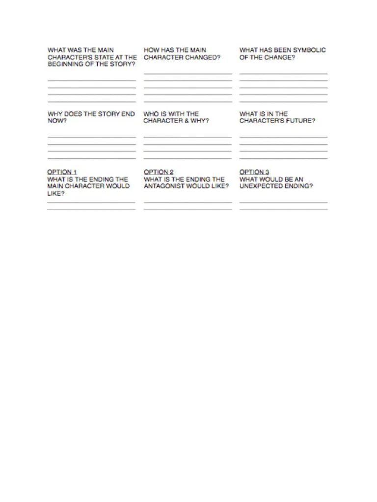 Addition worksheet for First Grade Choose the Best Ending worksheet for first graders focusing on story sequencing in addition. Engaging worksheet image for teaching fiction text endings.