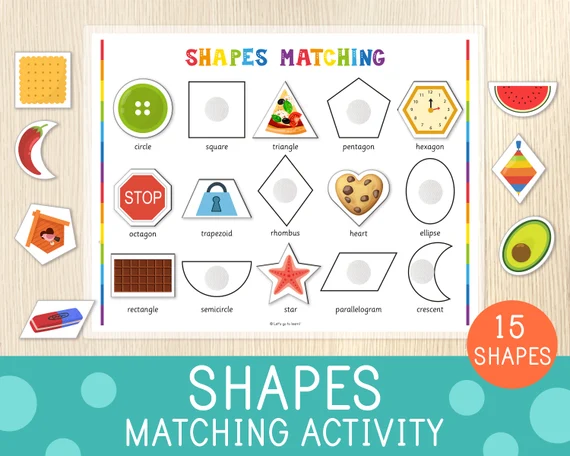 Worksheet demonstrating the method to draw a circle and an ellipse without a compass