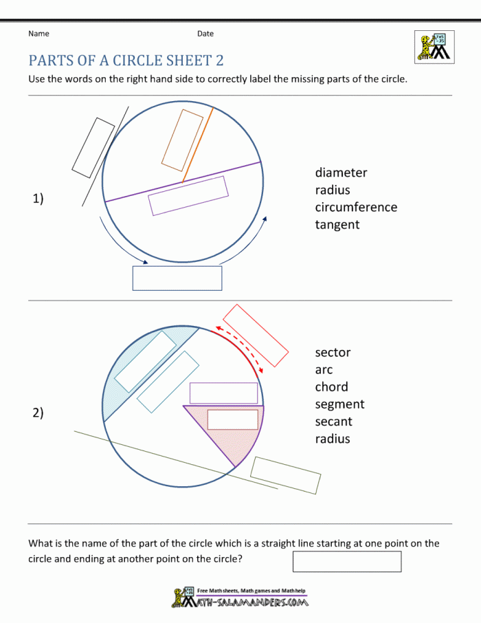 Worksheet for circling equal parts to understand fractions like halves, thirds, and fourths. Circle the Equal Parts worksheet for second graders to practice fraction concepts.