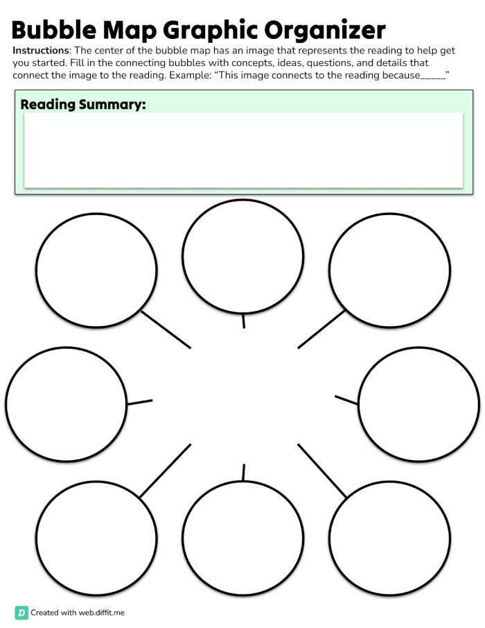 Second grade student using a research graphic organizer to document facts about civics and government