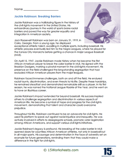 Civil Rights Movement Vocabulary Learning Activity for Elementary Students Fifth grade students learning civil rights vocabulary terms and definitions with fill-in-the-blank exercises for history class