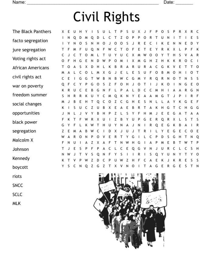 Civil Rights Word Find Worksheet Number 25 for Third Grade Writing Activities Third grade students complete a Civil Rights Word Find worksheet featuring eight historical vocabulary terms