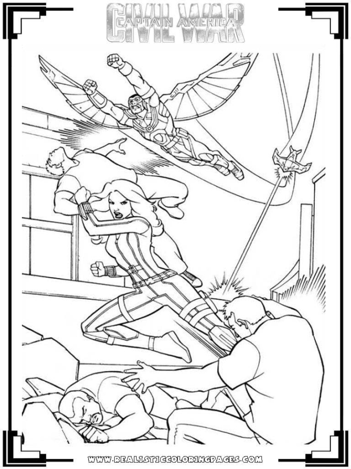 Civil War coloring page featuring soldiers from the Union and Confederate armies
