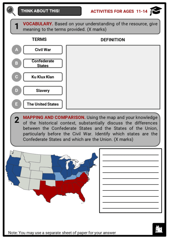 Fourth grade students reading a nonfiction passage about the historical impact of the American Civil War