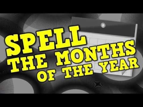 Worksheet featuring clapping syllables for the months of the year aimed at first graders