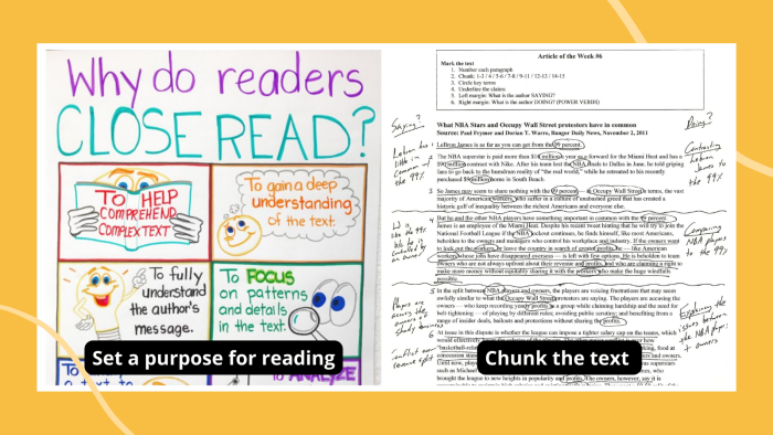 Chocolate-themed close reading exercise for student annotations Close Reading Annotations worksheet featuring a chocolate theme for fourth graders