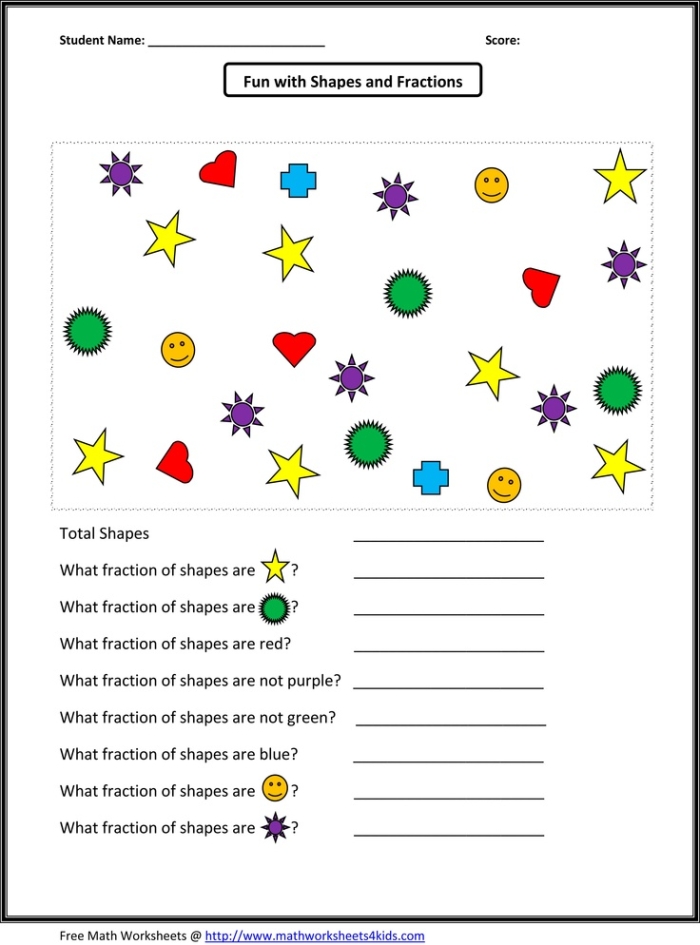 Crazy Coconut Fractions worksheet for adding fractions with like denominators Fourth grade math worksheet showing addition problems with fractions that share the same denominator, featuring coconut-themed illustrations and practice exercises