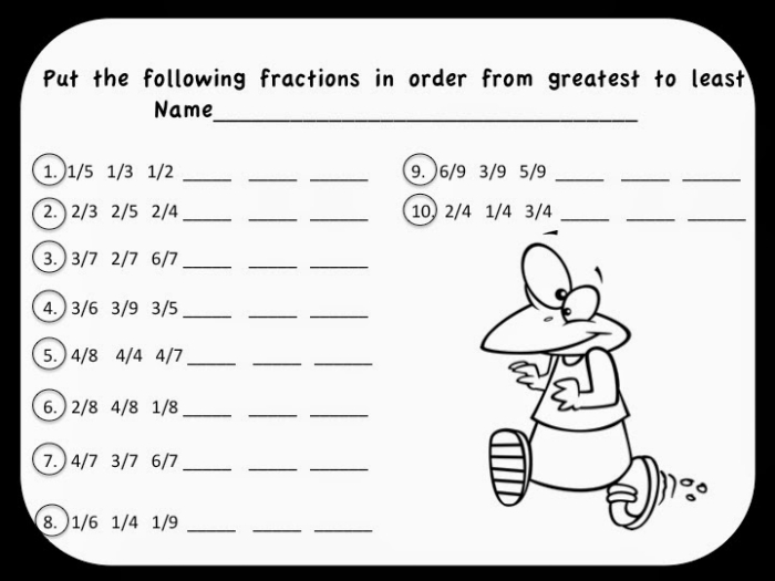 Crazy Coconut Fractions Addition Worksheet for Grade 4 Math Practice Fourth grade students practice adding fractions with matching denominators using coconut themed math problems