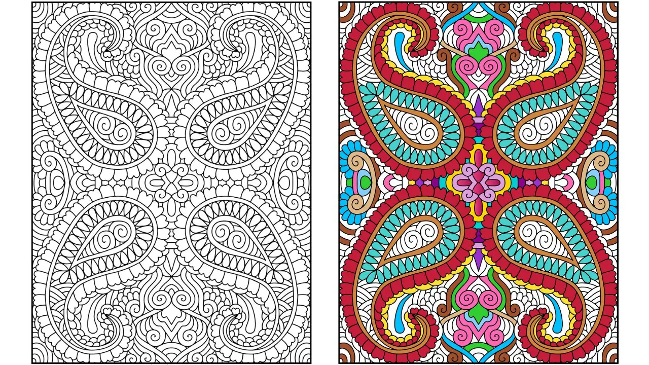 Coloring page featuring a mandala design for back to school excitement