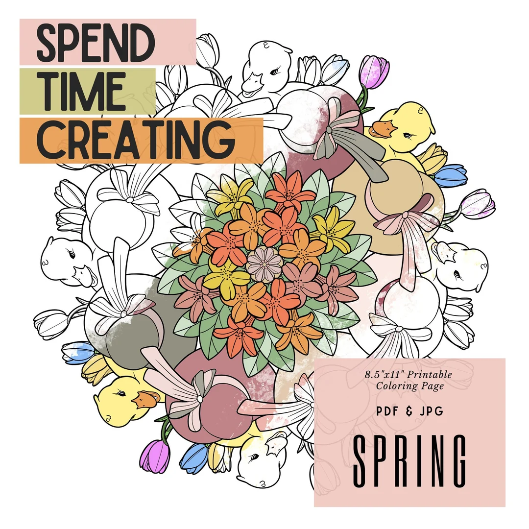 Time and Money worksheet for Pre-K Colorful spring mandala worksheet for Pre-K students to enjoy and celebrate the season. Engaging Color a Spring Mandala activity for early learners.
