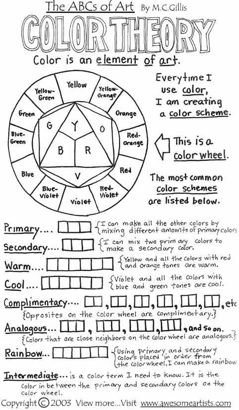 Color Knowledge Check-In worksheet for Pre-K students focusing on color recognition through a coloring activity