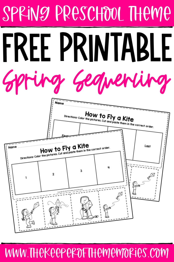 Pre-K color by number kite worksheet featuring identifying colors and numbers for practice