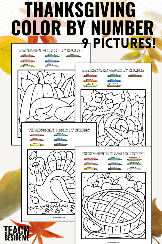 Third grade color by number worksheet featuring a multiplication by 9 cake puzzle