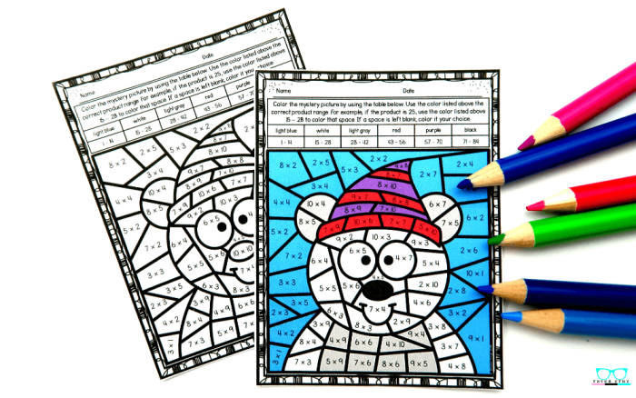 Colorful parrot illustration designed for counting practice in a fun way Color-By-Number worksheet featuring a parrot for first-grade students to enhance counting skills