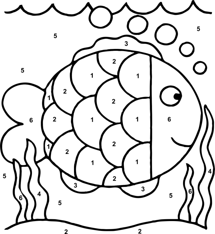 Color by Number Rainbow worksheet engaging young learners in color recognition