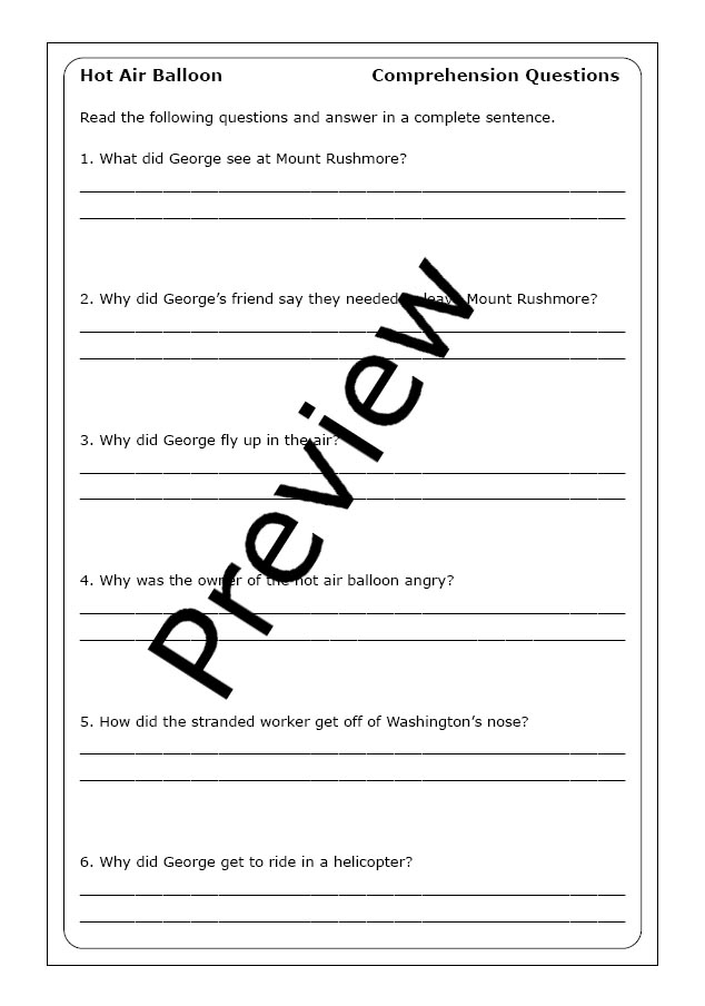 Engaging Hot-Air Balloon coloring activity for sight word practice in geometry Color by Sight Word worksheet featuring a colorful hot-air balloon for kindergarten students