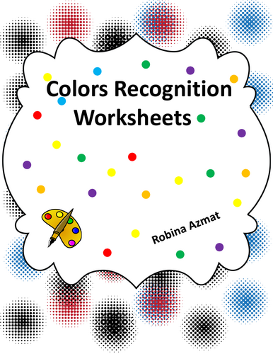 Pre-K student working on a color-coded subtraction worksheet to practice basic math skills