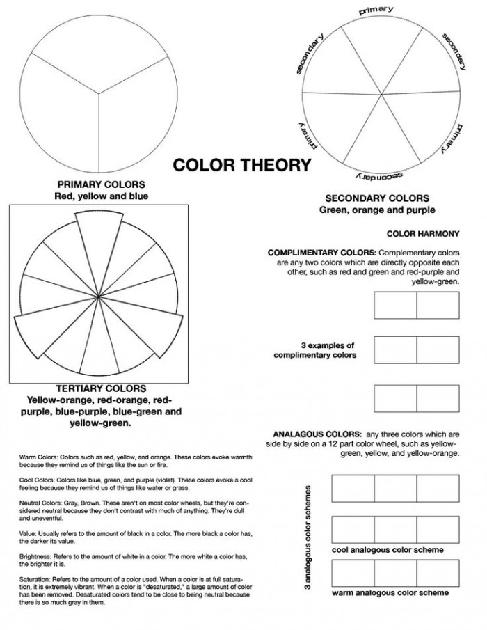 Pre-K worksheet with a coloring activity to test color identification skills number 15